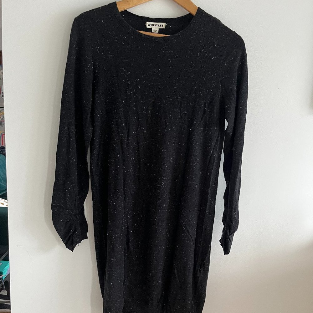 Whistles Annie Sparkle Knit Dress - Picture 2 of 7